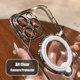 thumbnail image 5 of Transparent Plating Luxury Standing Holder Magnetic Case For iPhone 15 Plus 14 13 12 11 Pro Max For Magsafe Ring Bracket Cover, 5 of 5