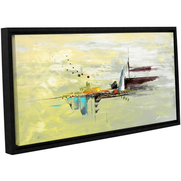 ArtWall Milen Tod "Intrigue" Gallery-wrapped Floater-framed Canvas