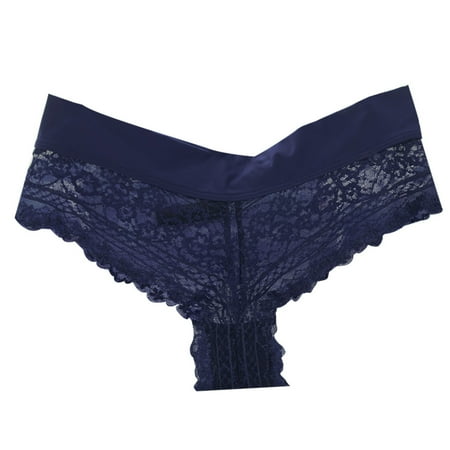 

Rumida Women s Thong Breathable Hipster Panties Underwear Comfy Low Waist Panties For Women Lady Bikini Underwear Women s G-Strings Panties Blue S