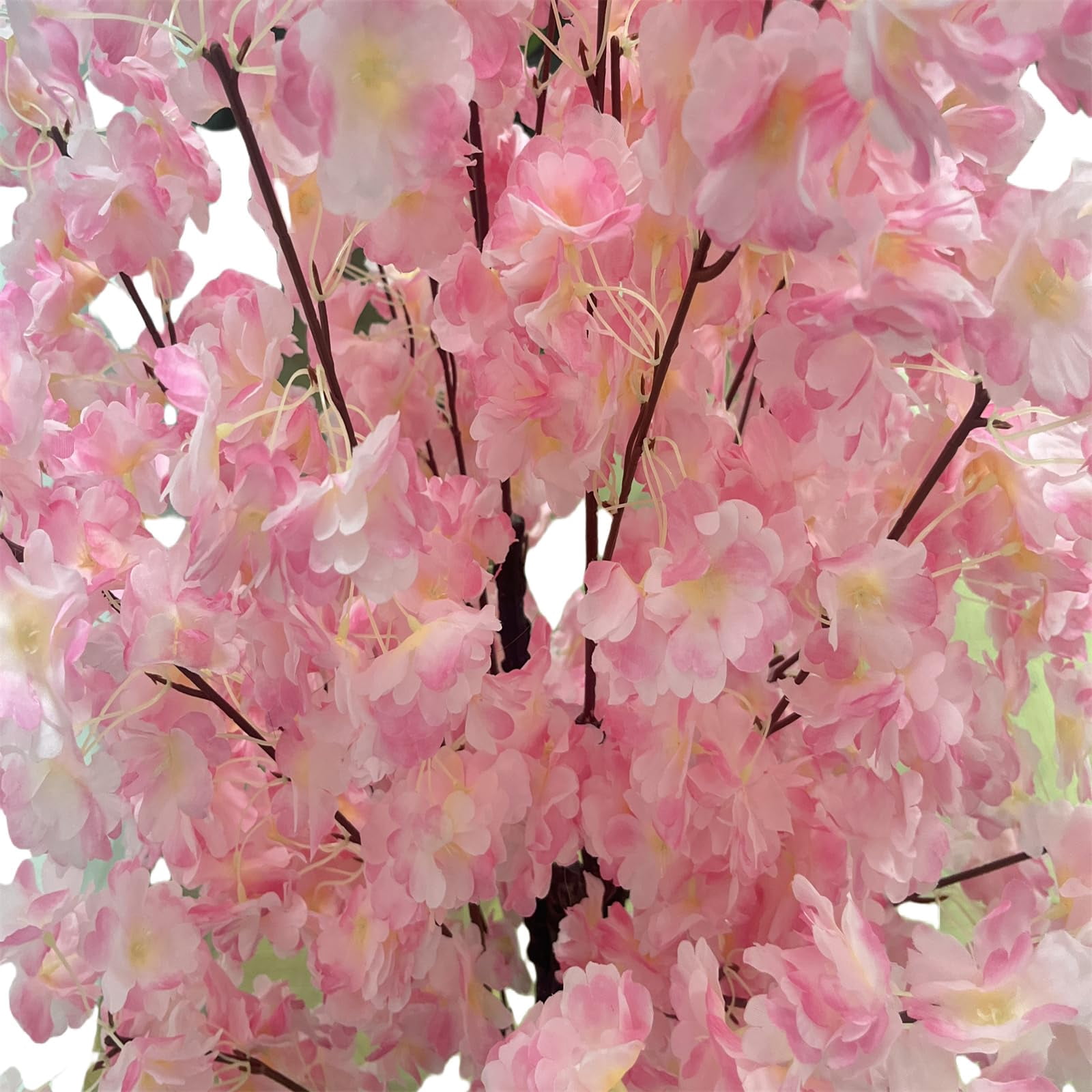 Artificial Blossom  Artificial Cherry Trees Tall Faux Plants Indoor Pink Fake  Flowers Tree for Spring Home Room Office Wedding Party Valentine's Day Outdoor Decorations