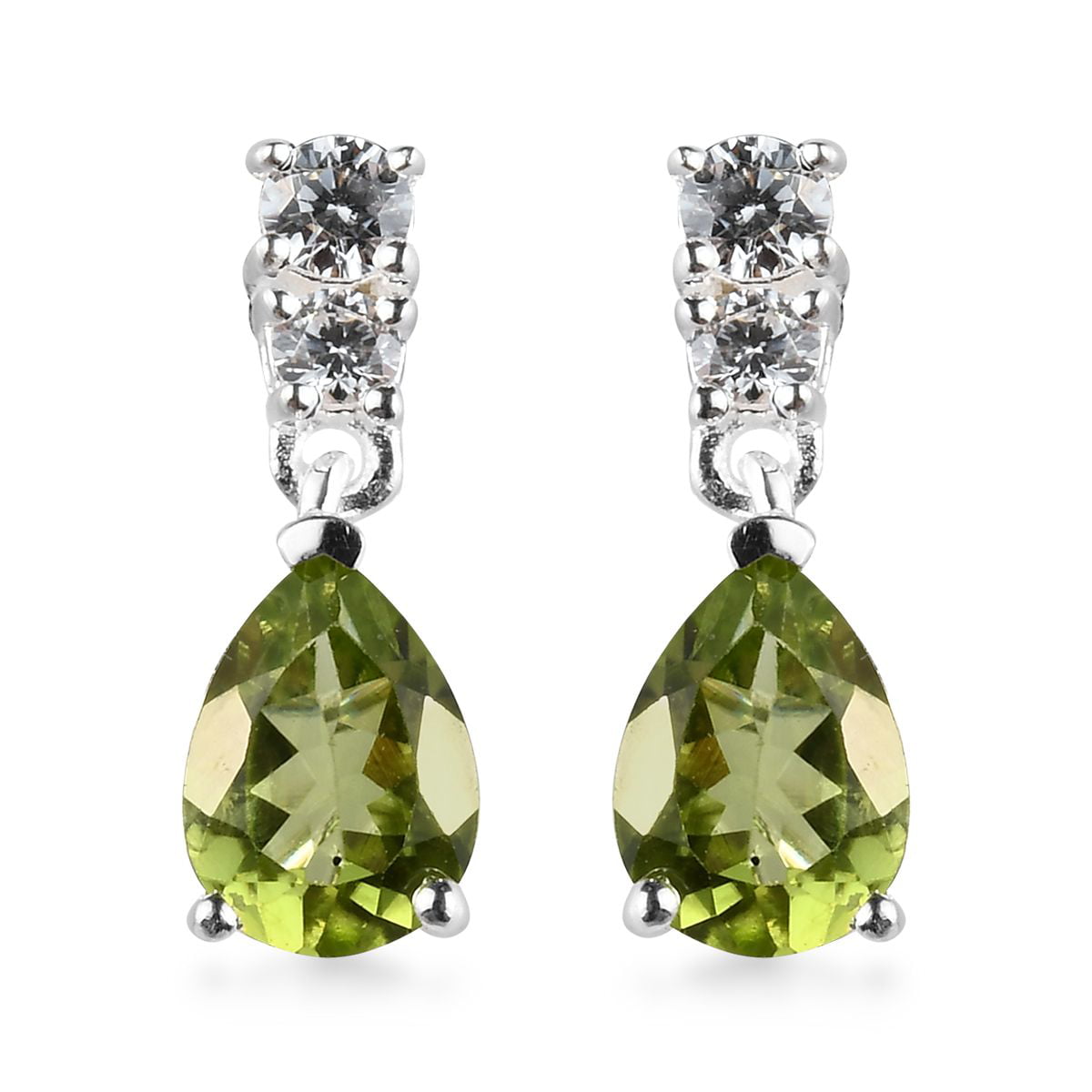 Floral Dangle Drop Long Earring Jewelry Emerald Green Black Crystal Design 2.7"