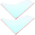 thumbnail image 1 of LOLIPPYY 2 Pcs Bath Splash Board Acrylic Water Splash Prevention for Washbasin Home Use in Multi Color, 1 of 6