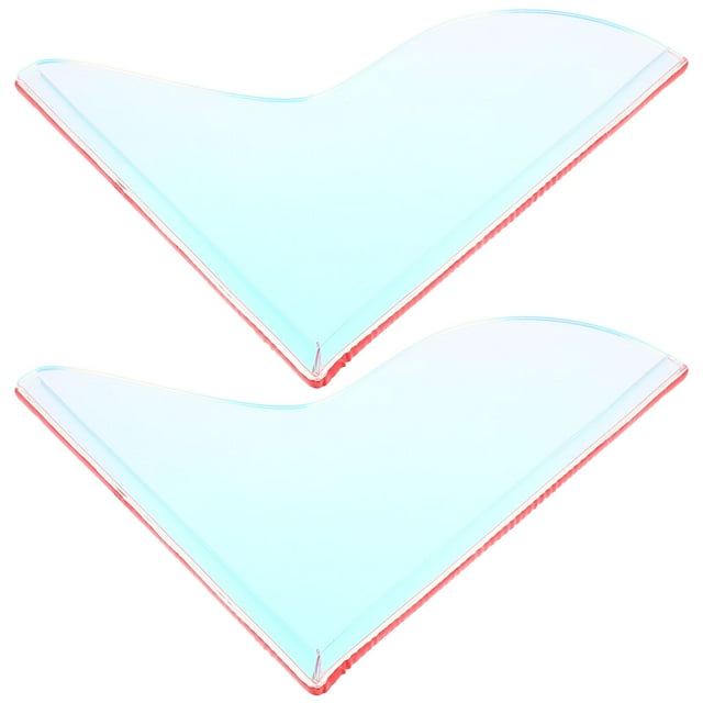 LOLIPPYY 2 Pcs Bath Splash Board Acrylic Water Splash Prevention for Washbasin Home Use in Multi Color