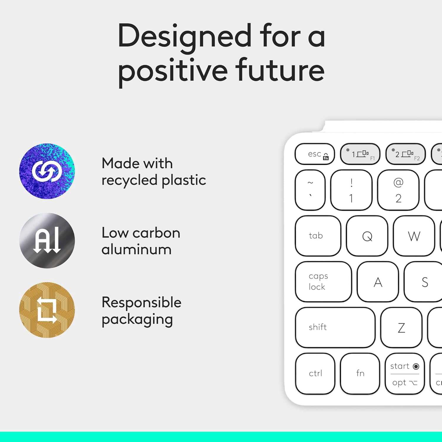 Restored Logitech Keys-to-Go 2 Portable Bluetooth Keyboard for Tablet with Built-in Cover (Refurbished)