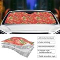 thumbnail image 5 of Disketp Windshield Sun Shade, Car Sun Shade For Front Window Strawberry Sunshades Sun Visor Protector Blocks Uv Rays Foldable, 5 of 9