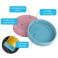 thumbnail image 3 of Mason Jar Lids - Colored Plastic Mason Jar Lids Regular Mouth, Leak Proof Canning Lids Covers with Silicone Rings for Ball, Kerr Jars, Reusable Jar Lid Tops Caps for Mason Canning Jars, 3 of 5