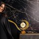 thumbnail image 2 of Iron Moon Lamp Orb Lamp Muslim Holiday Decorative Lamp Bedroom Table Lamp Ambient Modeling Lamp (Moon Rattan Star Hooked Model), 2 of 5