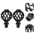 thumbnail image 3 of HLONK Embouts de Tringle à Rideaux 2 Pcs Embouts de Rideaux Embouts Capuchons Embouts de Tringle à Rideaux, 3 of 6