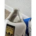 thumbnail image 3 of Adi-das, UNISEX WHITE/BLK LEATHER SUPERSTAR J SHOES, SZ MEN 5.5 WOMEN 7, 3 of 6