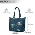 thumbnail image 3 of Outer Space Celestial Themed Weekender Bag Multipurpose Travel Tote with Large Capacity, Lightweight Airplane Friendly for Short Trips Yoga Classes, 3 of 5