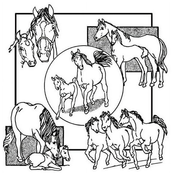 Aunt Martha's #3936 Horses