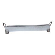 IBASETOY Long Storage Tray Snack Holder Rectangular Grey 1Pack for Study