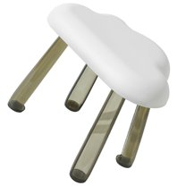 KONTONTY Household Sturdy Cloud Bench Stool for Living Room and Bathroom Use