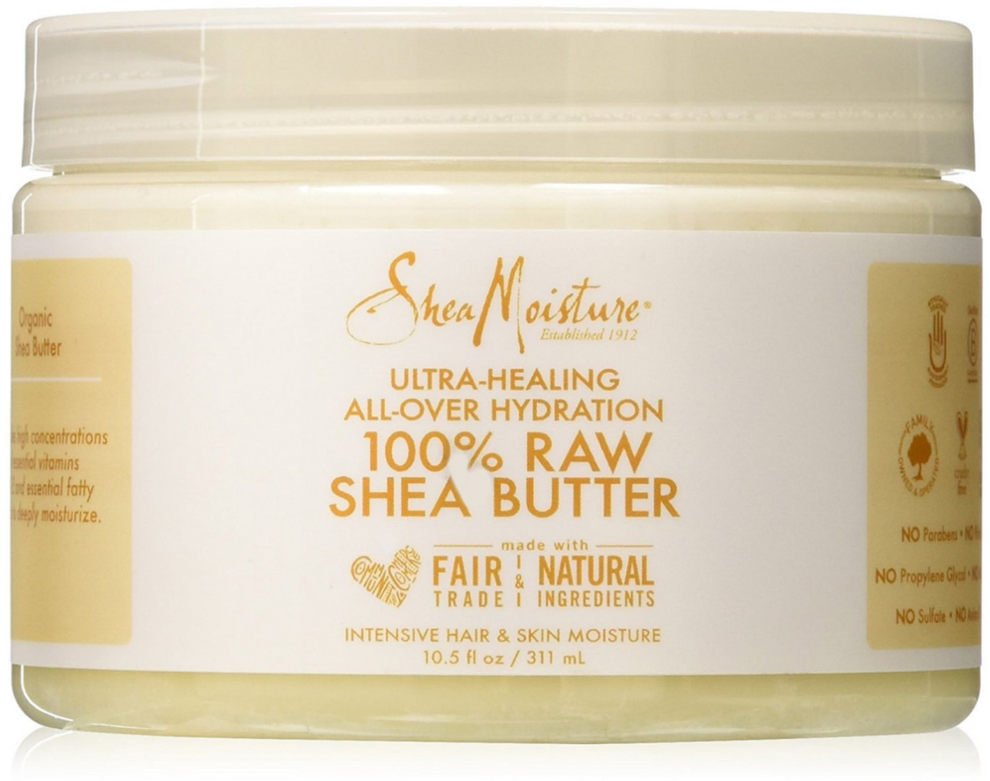 Shea Moisture 100 Raw Shea Butter 10.50 oz (Pack of 2)