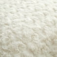 thumbnail image 3 of Mainstays 22" x 22" Rosette Faux Fur Decorative Pillow for Adults, Vanilla Dream, 3 of 5