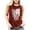 Wine, variant on Alkepwun American Flag Shirts for Women Stars Stripes Graphic Tees High Neck Sleeveless Shirts Y2k Summer Clothes 4th of July Patriotic Tank Tops