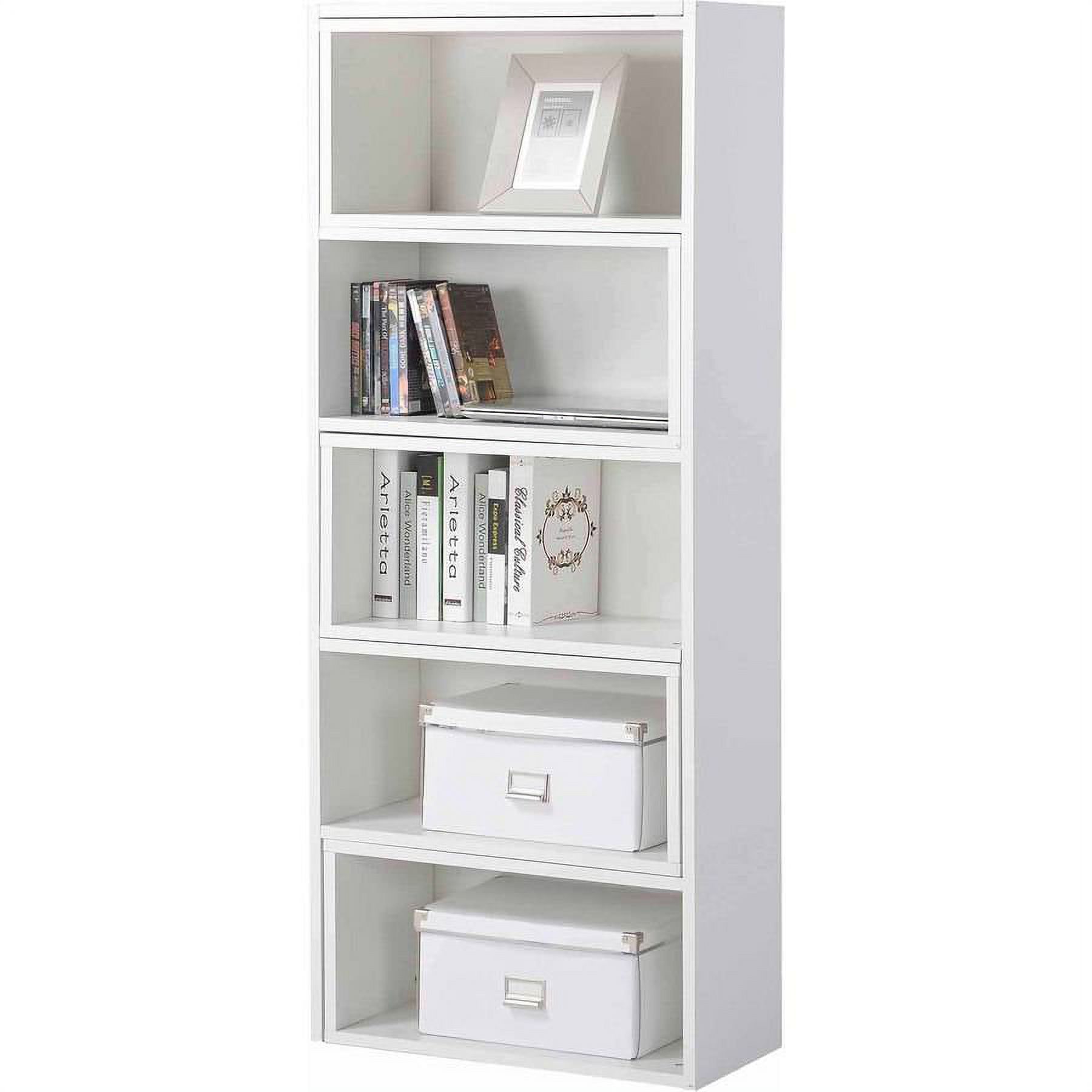 Homestar Flexible and Expandable Shelving Console, White - image 3 of 6