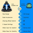 thumbnail image 6 of Rugerasy 6V Bumper Car, Electric Ride On with 360° Spin, Black, 6 of 7