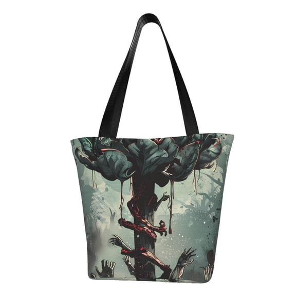 Easygdp Zombie Flower Apocalypse Shoulder Bags for Women,Crossbody Bags Shoulder Purse Handbag for Women