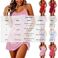 thumbnail image 7 of Sleep Shirt Women Long Women’s Satin Slip Nightgown Spaghetti Strap Elegant Comfy Nightshirts Summer Loose Home Sleep Dress Pinks M, 7 of 7