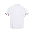 thumbnail image 3 of Sxiwei Women's Japanese Anime Schoolgirl Uniform Blouse Turn-down Collar Short Sleeve Shirts Top Wine Red L, 3 of 4