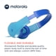 thumbnail image 3 of Audífonos Para Niños Volumen Seguro Motorola Jr200 3.5mm  Azul Original Motorola Jr200, 3 of 5
