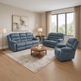 thumbnail image 2 of Sala Modular de 3 plazas Reclinable Gris 3-2-1 con 6 plazas Tela Velvet Sephir Bossa, 2 of 10