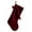 Red RD, variant on Classic Velvet Christmas Stocking with Thick Bow Plush 45cm Matte Finish Soft Reusable Large Gift Bag Ornament with Hanging Loop for Fireplace Mantel Staircase Holiday Decor