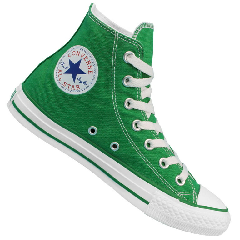 Jood Tussendoortje Woning Converse Chuck Taylor All Star Hi Kelly Green High-Top Fashion Sneaker - 5M  / 3M - Walmart.com