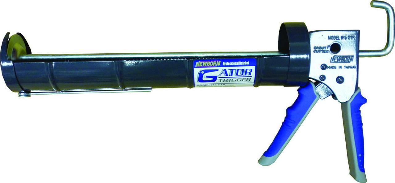Newborn 960-GTR Super Ratchet Rod Cradle Caulking Gun with Gator Trigger Comfort 