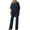 Navy, variant on MSJUHEG Two Piece Outfits For Women Fall Outfits L Solid Color Loose Irregular Set Adies Suit Short Sleeved Two Piece Suit Linen Pants Black L