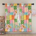 thumbnail image 3 of Pioneer Flower Floral Print Pattern Teens Curtains,Teens Insulated Curtains Set Of 2,Bedroom Essentials,Toddler Room Decor 52"x63", 3 of 3