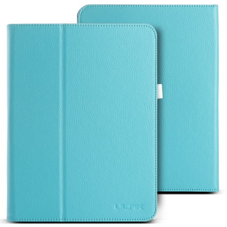 Samsung Galaxy Tab 3 Cased ULAK Case for Samsung Galaxy Tab 3 10.1 Tablet Folio Synthetic Leather Case Tab 3 Case Stand Cover P5200 P5210 With Auto Sleep/Wake Smart Cover Function+7in1 Accessory Bundles ()