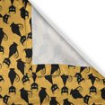 thumbnail image 4 of Ambesonne Halloween Window Valance, Black Cat Vintage, 54" X 18", Black Orange, 4 of 5