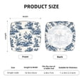 thumbnail image 5 of Disketp Vintage Floral 1 for Square Chair Cushion Covers for Hotel, Bedroom, Office,Machine Washable-Two Pieces, 5 of 7