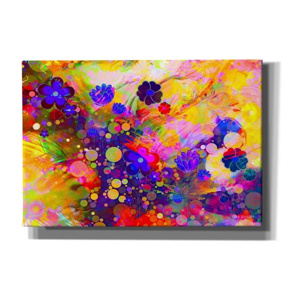 Epic Graffiti 'Emotional Journey 12' by Ata Alishahi, Giclee Canvas Wall Art, 26"x18"