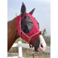 thumbnail image 1 of Máscara antimoscas para caballo TGW RIDING elástica y cómoda con orejas, roja, talla M, 1 of 1