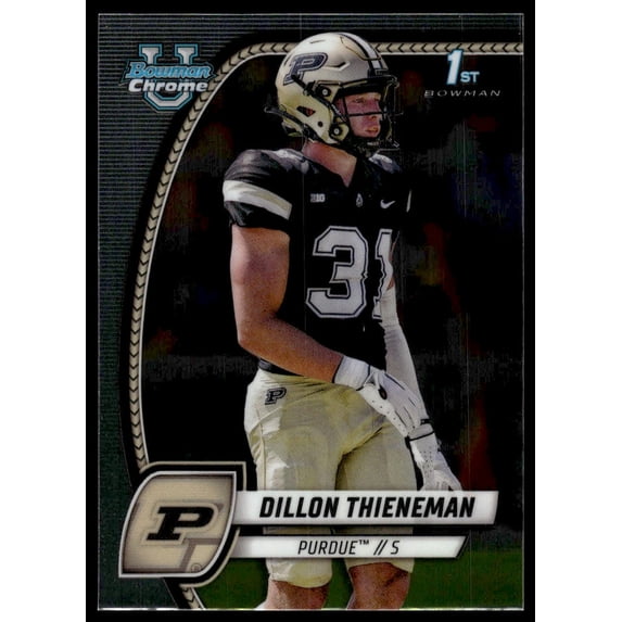 2024 Bowman Chrome University Dillon Thieneman #62 1st Bowman