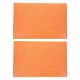 thumbnail image 1 of WRITWAA 2Pack Craft Cutting Mat Easy to Clean Orange For Use Crafters Artists, 1 of 8