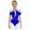 Blue, variant on Kids Girls Short Sleeve Gymnastics Leotard Athletic Dance Bodysuit Sparkle Rhinestones Green 16