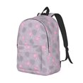 thumbnail image 2 of Balery Flamingo Vintage Canvas Backpack for Men and Women - Large Capacity, Durable Travel Laptop Bag for School, Work, Hiking, and Outdoor Activities, 2 of 7