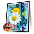 thumbnail image 2 of Wdftyju Kits de pintura de diamantes 5D DIY Flor de mariposa Taladro redondo completo Decoración de pared Artes Wdftyju 6dg9sr2fp3ms7bp9, 2 of 9