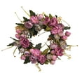 thumbnail image 2 of Ludlz 12 Inch Artificial Peony Flower Wreath Silk Spring Wreath for The Front Door, Wall Hanging Window Wedding Party Decoration, 2 of 7