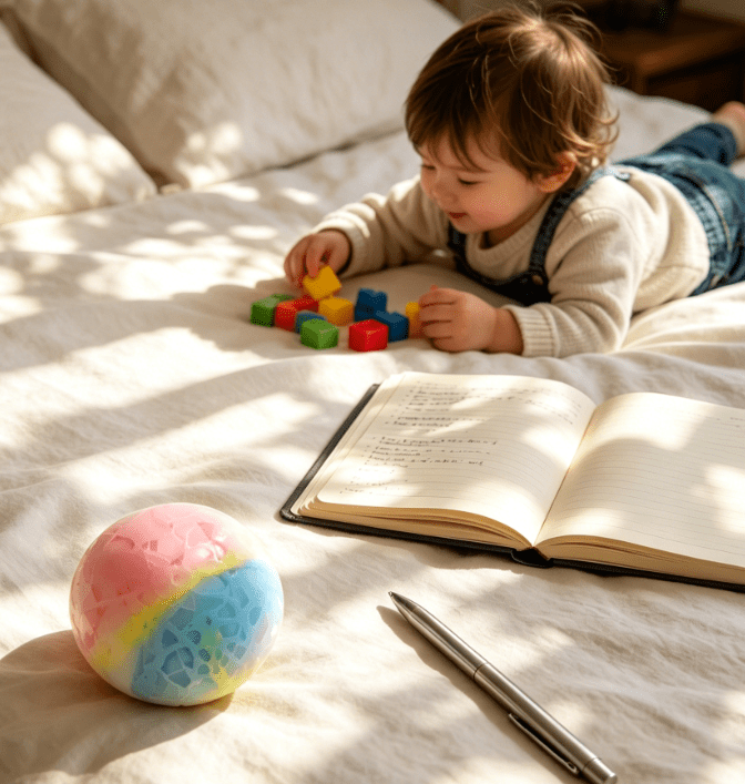 Crunchy Cracking Squishy Ball, Crispy Textured Handmade Squeeze Toy, Slow Rising Stress Reliever for Relaxation and Focus