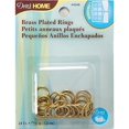 thumbnail image 2 of Dritz 44348 Brass Plated Rings, 15/32-Inch, 24-Pack, 2 of 2
