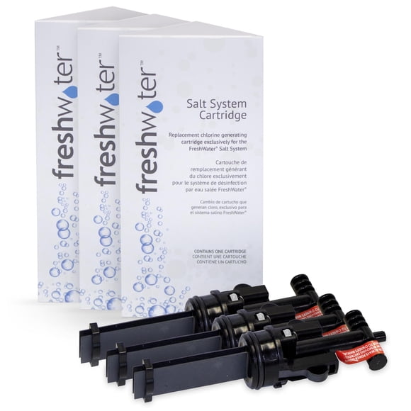 Cartucho de tratamiento de agua FreshWater Salt System, paquete de 3