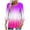 Watermelon Red, variant on LEBONYARD Womens Shirts Long Sleeve,Women's 3/4 Bell Shaped Sleeve Top Pleated V-neck Loose Fitting Dress Casual Shirt Trend Ruffle Sleeve Top Navy S