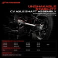 thumbnail image 2 of A-Premium CV Axle Shaft Assembly Compatible with Hyundai Santa Fe 2013-2018, Santa Fe XL 2019 & Kia Sorento 2014-2015, V6 3.3L, Front Right Passenger Side, Replace# HY-8235, 1700-660776, 2 of 10