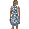 thumbnail image 6 of Ronuti Dresses for Women 2026 Fashion Loose V Neck Sleeveless Dress Sundresses, 6 of 9