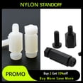 thumbnail image 2 of M2 M3 M4 M5 M6 Motherboard PCB Pillars Spacers Black White Nylon Hex Standoff Thread Male To Female Phillips Screw Bolt Nut Set, 2 of 5